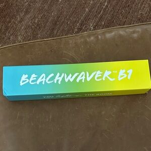 NIB Beachwaver B1 Hair Curler - Blue and Yellow